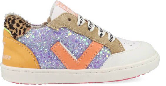 Shoesme Veterschoenen Ur22s043-h C Glitter Orane Lila - Foto 3