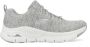 Skechers Sneaker Arch Fit 149713 LGY PKMT Grijs Machine Washable - Thumbnail 2