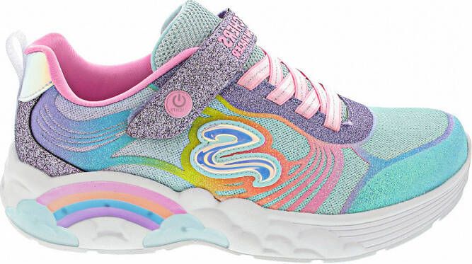 Skechers Rainbow Racer-Nova Blitz Meisjes Sneakers Multicolour - Foto 3
