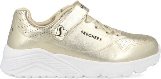 Skechers Uno Lite sneaker goud Meisjes Imitatieleer 28 Sneakers - Foto 6