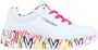 Skechers Uno Lite Lovey Luv Meisjes Sneakers Multicolour - Thumbnail 4
