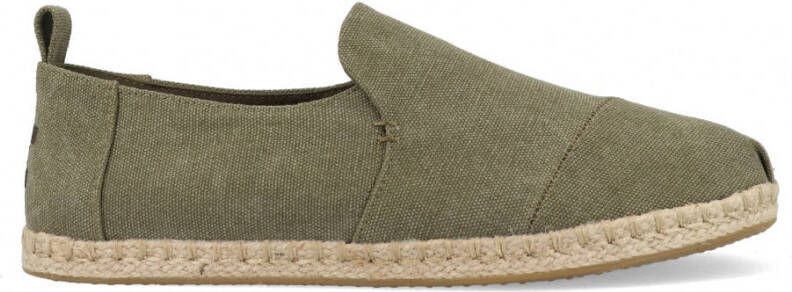 TOMS Deconstructed Alpargata Rope Heren Espadrille Olive - Foto 2