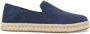 TOMS Santiago Recycled Cotton Canvas Blue Slip-on - Thumbnail 3