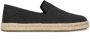 TOMS Shoes Toms Santiago Recycled Cotton Canvas Black Slip-on - Thumbnail 4