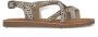 VINGINO Coco leren sandalen met dierenprint wit zwart Meisjes Leer Dierenprint 28 - Thumbnail 5