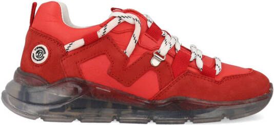 Vingino Veterschoenen & Klitteband Tiago Sneaker Rood - Foto 2