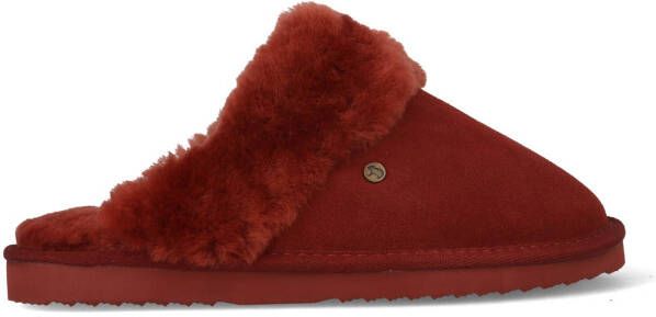 Warmbat Pantoffels Flurry FLS321073 Rood Bruin