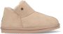 Warmbat Gezellig Suède Pantoffel Boot Beige Dames - Thumbnail 4