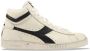 Retro Sneaker Game High Waxed Hoge sneakers Leren Sneaker Groen - Thumbnail 5