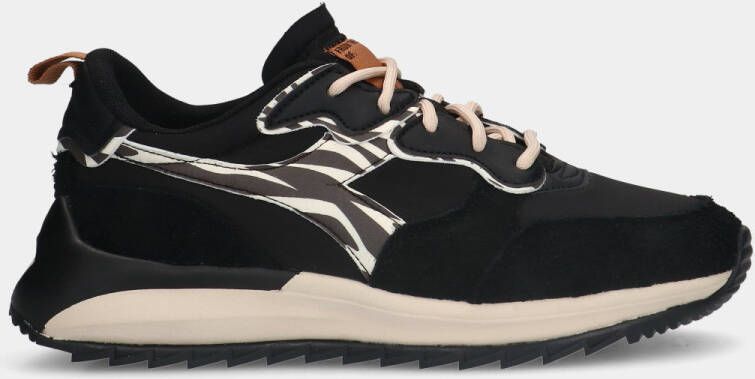 Diadora Jolly Animalier Black dames sneakers