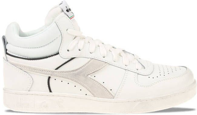 Diadora Magic Basket Cut Icona Hoge sneakers Leren Sneaker Wit - Foto 9