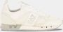 Emporio Ar i EA7 Witte Zilveren Mesh Sneaker Unisex Hardloopschoenen White - Thumbnail 3