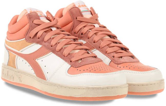 Diadora Magic Basket Demi Icona Wit Oranje Dames