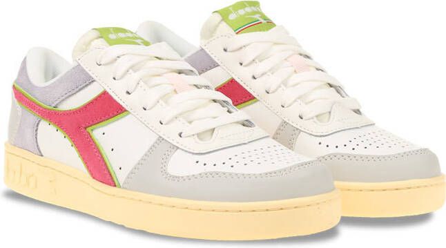 Diadora Magic Basket Low Roze Groen Dames