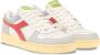 Diadora Magic Basket Low WN Dames Leren Sneakers White Dames - Thumbnail 7