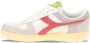 Diadora Magic Basket Low WN Dames Leren Sneakers White Dames - Thumbnail 8