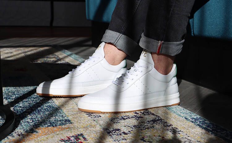 Filling Pieces Low Top Groen Heren