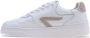 Hub Retro Sneaker Court-z Lage sneakers Leren Sneaker Dames Wit - Thumbnail 14