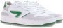 Hub Smash Heren Lage sneakers Leren Sneaker Heren Wit - Thumbnail 5