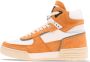 Off the Pitch Basketa Hi Dames Hoge sneakers Leren Sneaker Dames Oranje - Thumbnail 5