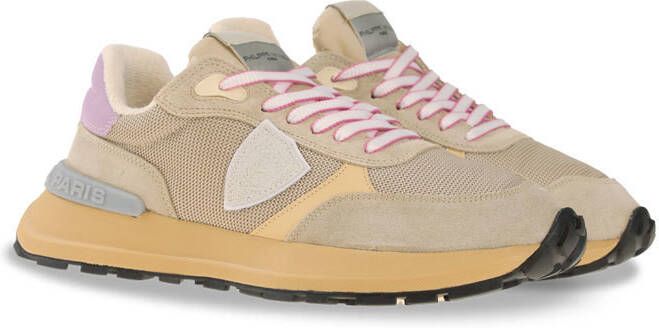 Philippe Model Antibes Low Beige Roze Dames