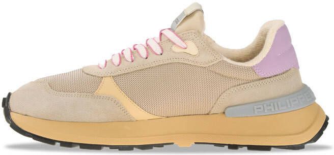 Philippe Model Antibes Low Beige Roze Dames