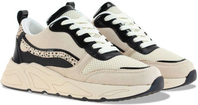 Poelman Bella Beige Zwart Dames