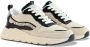 PS Poelman Carocel sneakers met panterprint ecru zwart - Thumbnail 5
