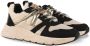 POSH by Poelman CAROCEL Imitatieleren Sneakers Zwart met combinatie - Thumbnail 6