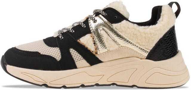 Poelman Clover Zwart Beige Dames
