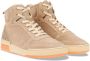 PS Poelman Teak hoge suède sneakers beige - Thumbnail 8