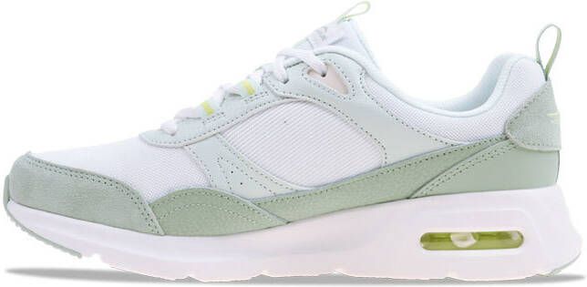 Skechers Skech-Air Court Wit Groen Dames