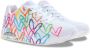 Skechers X JGoldcrown Uno Highlight Love Sneaker Dames Wit - Thumbnail 6