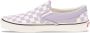 Vans Ruitpatroon Slip-on Sneaker Languid Lavendel Wit Purple Dames - Thumbnail 4