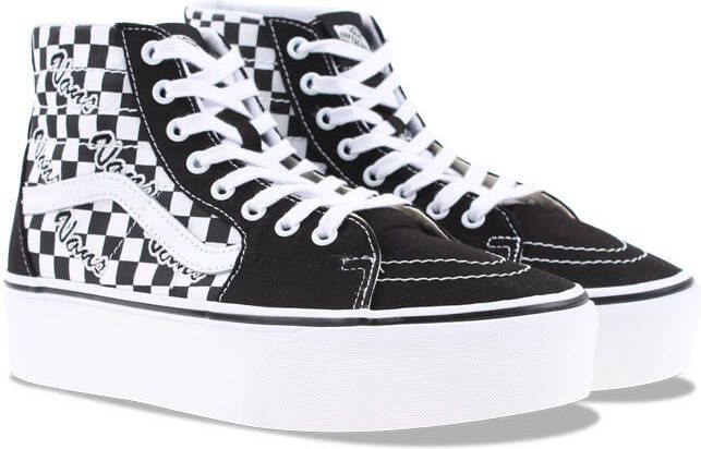 Vans SK8-Hi Tapered Stackform Zwart Wit Dames