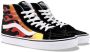 Vans Ua Sk8-Hi Reissue (Flame) (Flame)Black Black Tr Wht - Thumbnail 9