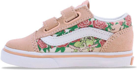 Vans TD Old Skool V Roze met bloemen Peuter