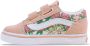 Vans TD Old Skool V Roze met bloemen Peuter - Thumbnail 7