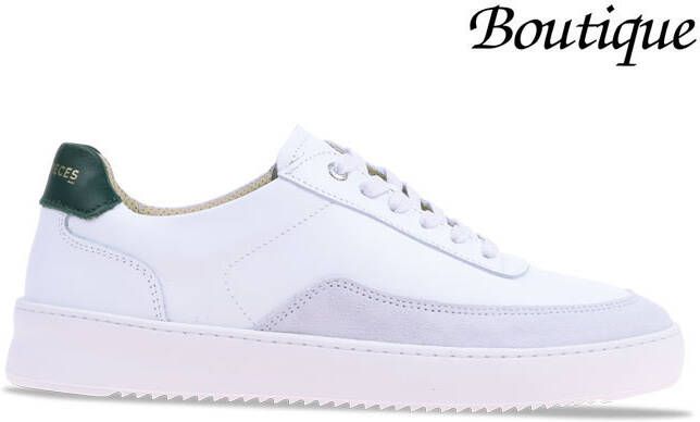 Filling Pieces Witte Leren Sneakers Klassiek Veters Stijlvol White Heren - Foto 10