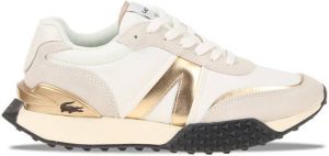 Lacoste damesrunner 743SFA0061216 wit goud