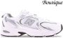 New Balance 2022 Bianco Argento 530 Sneakers White Heren - Thumbnail 3