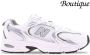 New Balance 2022 Bianco Argento 530 Sneakers White - Thumbnail 3