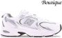 New Balance 2022 Bianco Argento 530 White Heren - Thumbnail 3