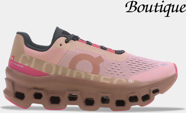 On Running Cloudm ster Roze dames sneakers