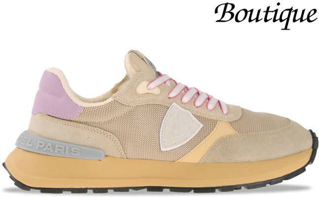 Philippe Model Antibes Low Beige Roze Dames