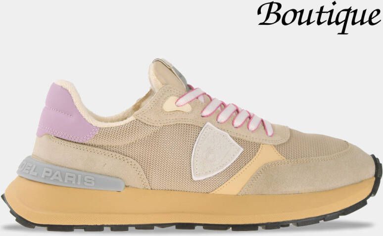 PHILIPPE MODEL Antibes Low Beige Roze Dames