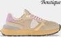 Philippe Model Beige Antibes Hardloopschoenen Vrouwen Multicolor Dames - Thumbnail 4