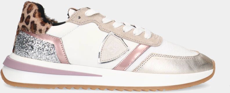 PHILIPPE MODEL Tropez 2.1 White Pink dames sneakers