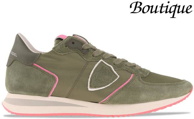 Philippe Model TRPX Low Groen Roze Dames