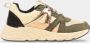 POSH by Poelman CAROCEL Dames Sneakers Groen met combinatie - Thumbnail 2